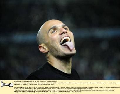 Cedric Vanoukia (Quevilly) FOOTBALL : Quevilly vs Rennes - Coupe de France - 11 04 2012 N.LeGouic FEP Panoramic 