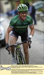 Thomas Voeckler ( Europcar ) Action CYCLISME : Fleche Brabanconne - 11 04 2012 PhotoNews Panoramic 