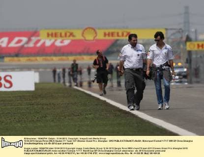 12.04.2012 Sergio Perez (MEX) Sauber F1 Team C31 Chinese Grand Prix, Shanghai 2012 