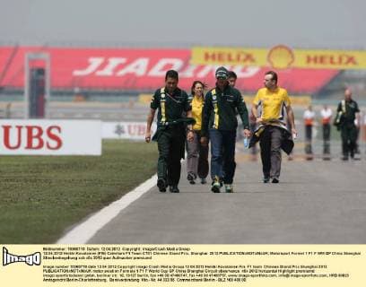 12.04.2012 Heikki Kovalainen (FIN) Caterham F1 Team CT01 Chinese Grand Prix, Shanghai 2012 