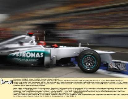 Motorsports: FIA Formula One World Championship 2012, Grand Prix of China, 7 Michael Schumacher (GER, Mercedes AMG Petronas F1 Team), xHOCHxZWEIx