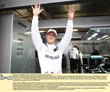 Motorsports: FIA Formula One World Championship 2012, Grand Prix of China, 7 Michael Schumacher (GER, Mercedes AMG Petronas F1 Team), xHOCHxZWEIx