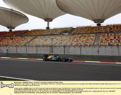 13.04.2012 - Free Practice 1, Giedo Van der Garde (NED), Test Driver, Caterham Racing Chinese Grand Prix, Shanghai 2012 