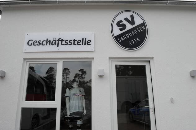 14.04.2012,SV Sandhausen - Die Geschäftsstelle des SV Sandhausen, - ksp