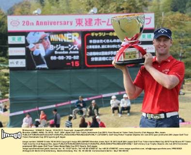 Brendan JONES, APRIL 15, 2012 - Golf : 20th Japan Golf Tour Token Homemate Cup 2012, Final Round at Token Tado Country Club Nagoya, Mie, Japan.  ( 20123841)