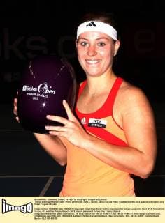 Tennis Angelique Kerber (GER Kiel), gewinnt Ihr 2.WTA Turnier.