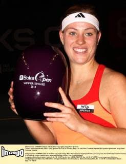 Tennis Angelique Kerber (GER Kiel), gewinnt Ihr 2.WTA Turnier.