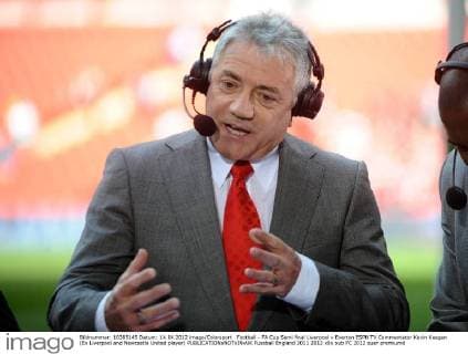 Football - FA Cup Semi final Liverpool v Everton ESPN TV Commentator Kevin Keegan (Ex Liverpool and Newcastle United player) 
