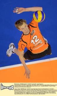 Volleyball Berlin 17.04.2012 1. Bundesliga DVL Saison 2011 2012 Finale Spiel 4 Berlin Recycling Volleys - Generali Haching Paul Carroll (Berlin Recycling Volleys, No.12)