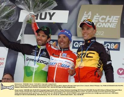 2012, La Fleche Wallonne, GreenEdge 2012, Katusha 2012, Bmc Racing 2012, Albasini Michael, Rodriguez Oliver Joaquin, Gilbert Philippe, Huy 