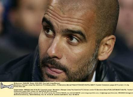 Barcelona s Manager Josep Pep Guardiola, FC Chelsea London - FC Barcelona (Barca)  MZE37