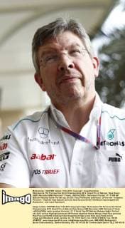 Motorsports: FIA Formula One World Championship 2012, Grand Prix of Bahrain, Ross Brawn (GBR, Mercedes AMG Petronas F1 Team), xHOCHxZWEIx