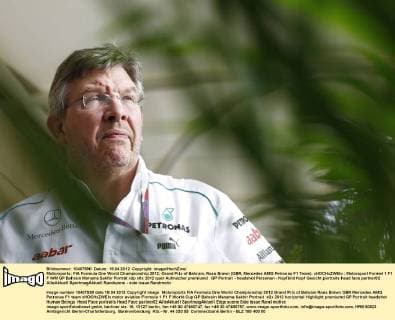 Motorsports: FIA Formula One World Championship 2012, Grand Prix of Bahrain, Ross Brawn (GBR, Mercedes AMG Petronas F1 Team), xHOCHxZWEIx