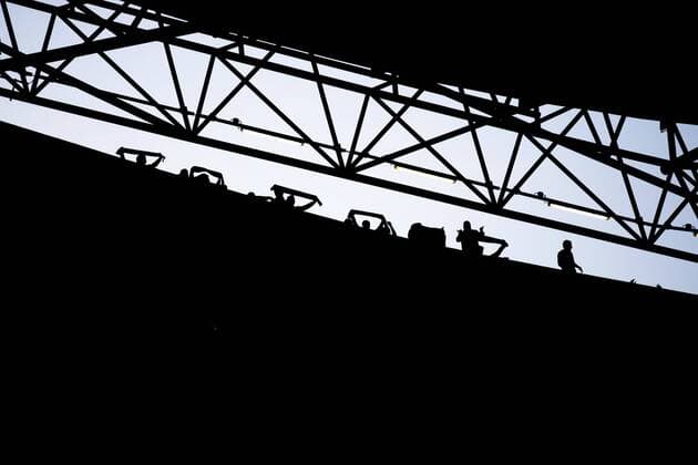 Fußball, Stadiongeschichte Sporting Lissabon 19 April 2012 - Lisbon, Portugal - Sporting Lissabon Fans during the match for the first leg of the semifinals of the Uefa Europa League at Jose Alvalade Stadium. 