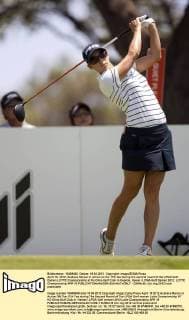 April 19, 2012: Azahara Munoz in action on the 17th tee during the second round of the LPGA Golf Damen LOTTE Championship at Ko Olina Golf Club in Kapolei, Hawai i LPGA Golf Damen 2012: LOTTE Championship APR 19 - ZUMAct5