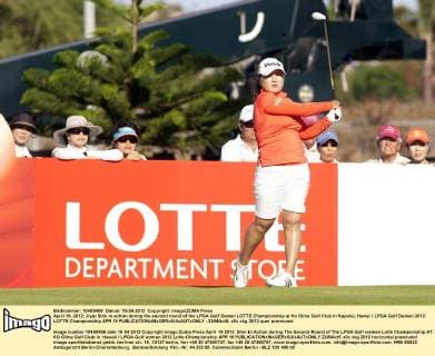 April 19, 2012: Jiyai Shin in action during the second round of the LPGA Golf Damen LOTTE Championship at Ko Olina Golf Club in Kapolei, Hawai i LPGA Golf Damen 2012: LOTTE Championship APR 19 - ZUMAct5