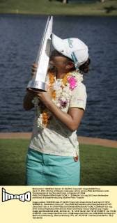 April 21, 2012: Winner Ai Miazato celebrates victory at the LPGA Golf Damen Lotte Championship at Ko Olina Golf Club, in Kapolei, HI LPGA - ZUMAc04