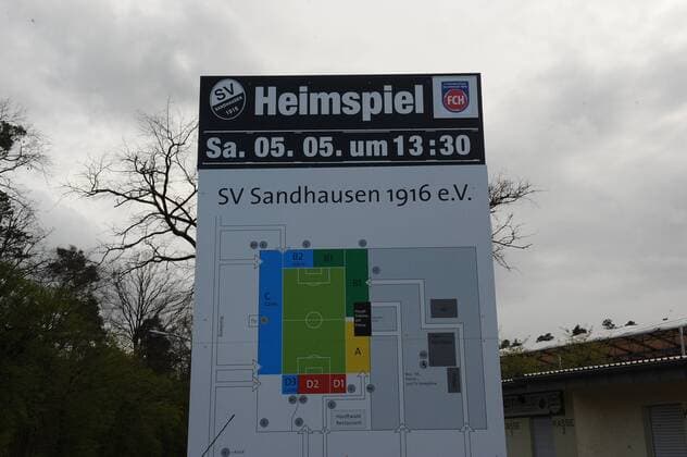 21.04.2012,SV Sandhausen Hardwaldstadion des SV Sandhausen, - ksp