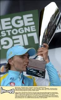 Maxim Iglinsky ( Astana ) Podium Winner - Liege - Bastogne - Liege - 22 04 2012 - PhotonewsxPan - 