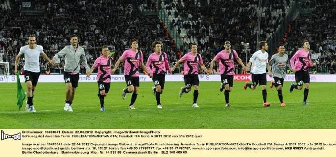 Schlussjubel Juventus Turin 