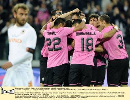 Juventus Turin (Juve) - AS Rom, esultanza gol Claudio Marchisio 