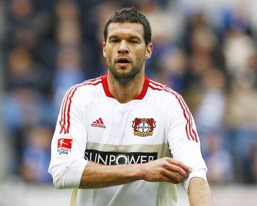 1899 Hoffenheim - Bayer 04 Leverkusen Michael BALLACK, Bayer Leverkusen, Halbkörper, Gestik Freisteller, Einzelbild, quer, Fußball 1.BL 2011 2012