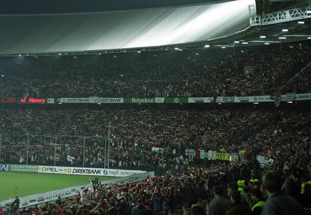 Feyenoord Rotterdam stadium - De Kuip - Europacup 2 1995 1996 xVIxJohnxdexPaterxIVx 667604