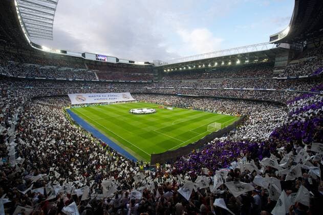 Fussball Madrid (ESP) 25.04.2012 Champions League Halbfinale Rückspiel Saison 2011 2012 Real Madrid. Estadio Santiago Bernabeu