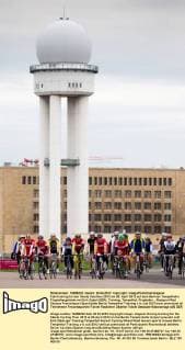 Fahrtraining für den Skoda Velothon 2012 am 26. April 2012 auf dem Berliner Tempelhofer Flughafengelände mit Erik Zabel (GER), Training, Tempelhof, Flughafen,