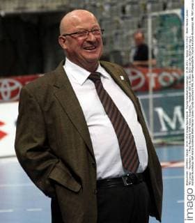 Toyota-Handball-Bundesliga - 24.04.2012 - Saison 2011-2012 - Rhein Neckar Löwen - TBV Lemgo - Mannheim v. l. Peter Rauchfuß DHB Aktion, Einzelbild, -