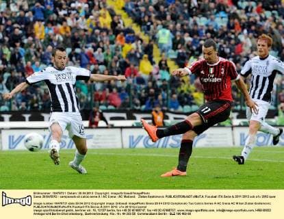 Siena 29 04 2012 - campionato di calcio serie A AC Siena - AC Mailand; Zlatan Ibrahimovic 