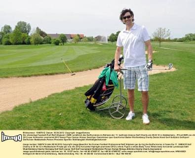 Der ehemalige Fussball-Profi Ralf Allgöwer ( GER ) anläßlich des Golfturnieres im Rahmen der 11. IooGreen Unesco Golf Charity am 30.04.12 in Heddesheim.