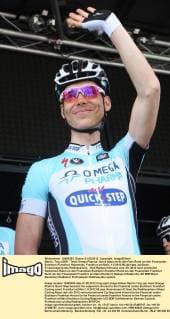 Martin, Tony (GER - Team Omega Pharma- Quick Step) winkt den Fans Rund um den Finanzplatz Eschborn-Frankfurt, Radrennen, Frankfurt am Main, 1.5.2012 50-jähriges Jubiläum, 51-Austragung des Radklassikers,