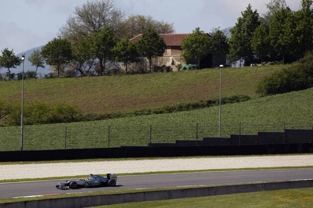 Motorsports: FIA Formula One World Championship 2012, Test in Mugello, 7 Michael Schumacher (GER, Mercedes AMG Petronas F1 Team), xHOCHxZWEIx