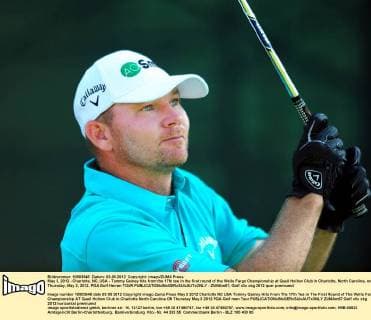 May 3, 2012 - Charlotte, NC, USA - Tommy Gainey hits from the 17th tee in the first round of the Wells Fargo Championship at Quail Hollow Club in Charlotte, North Carolina, on Thursday, May 3, 2012. PGA Golf Herren TOUR - ZUMAm67