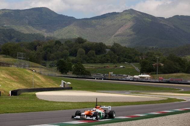 Paul di Resta (GBR), Sahara Force India Formula One Team 03.05.2012. Formula 1 World Championship, Testing, Mugello, Italy 