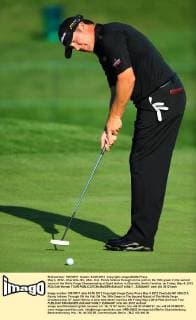 May 4, 2012 - Charlotte, NC, USA - D.A. Points follows through on his putt on the 18th green in the second round of the Wells Fargo Championship at Quail Hollow in Charlotte, North Carolina, on Friday, May 4, 2012. PGA Golf Herren TOUR - ZUMAm67