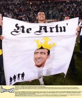 Juventus Turin ist italienischer Meister 2012 Arturo Vidal andreaxstaccioli