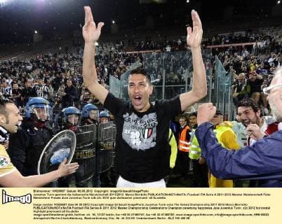 Juventus Turin gewinnt die italienische Meisterschaft 2011 2012: Marco Borriello 