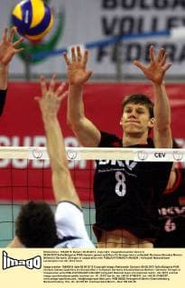 08.05.2012 Sofia(Bulgaria) FIVB olympic games qualifiers for Europe men s volleyball Germany-Slovakia Marcus Böhme(r) Germany :Stringer in cooperation with 