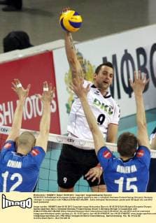09.05.2012 Sofia(Bulgaria) European olympic games qualifiers men s volleyball Germany-Finland György Grozer(c) Germany :Stringer in cooperation with 