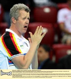 09.05.2012 Sofia(Bulgaria) European olympic games qualifiers men s volleyball Germany-Finland Vital Heynen Germany head coach :Stringer in cooperation with 