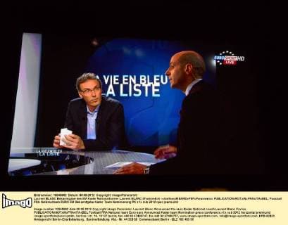 Laurent BLANC Bekanntgabe des EM Kader Nationaltrainer Laurent BLANC (Frankreich) -xAnthonyBIBARDxFEPxPanoramicx 