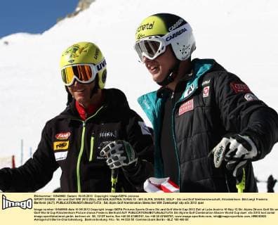 SPORT DIVERS - Ski und Golf WM 2012 ZELL AM SEE,AUSTRIA,10.MAI.12 - SKI ALPIN, DIVERS, GOLF - Ski und Golf Weltmeisterschaft, Kitzsteinhorn. Bild zeigt Frederic Berthold (AUT). 