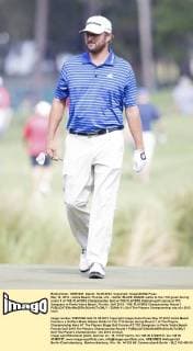 May 10, 2012 - Vedra Beach, Florida, U.S. - Golfer BLAKE ADAMS walks to the 11th green during round 1 of THE PLAYERS Championship held at THE PLAYERS Stadium golf course at TPC Sawgrass in Ponte Vedra Beach, Florida. Golf 2012 - THE PLAYERS Championship Round 1  - ZUMAr11