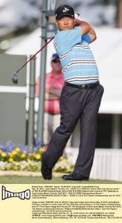 May 10, 2012 - Vedra Beach, Florida, U.S. - Golfer K.J. CHOI tees off the 10th hole during round 1 of THE PLAYERS Championship held at THE PLAYERS Stadium golf course at TPC Sawgrass in Ponte Vedra Beach, Florida. Golf 2012 - THE PLAYERS Championship Round 1  - ZUMAr11