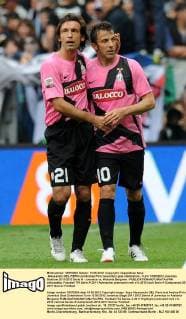 Alessandro DEL PIERO und Andrea Pirlo (Juventus) goal celebration - Turin 13 05 2012 Juventus Stadium 2011 2012 Serie A - Juventus vs. Atalanta Bergamo - allexsabba