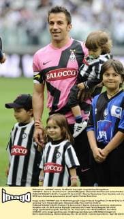 13 05 2012 - Serie A Juventus Turin - Atalanta Bergamo: Alessandro Del Piero mit seinen Kindern 
