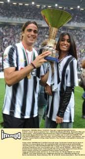 Football - soccer: Serie A, Juventus Turin - italienischer Meister 2011 2012, Alessandro Matri und Federica Nardi - xHOCHxZWEIx xItalyxPhotoxPressx 