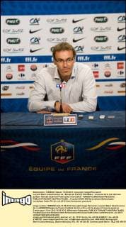 Laurent Blanc (selectionneur de l Equipe de France) FOOTBALL : Annonce de la pre liste des joueurs francais jouant en France pour l Euro 2012 - 15 05 2012 JBAutissier Panoramic 